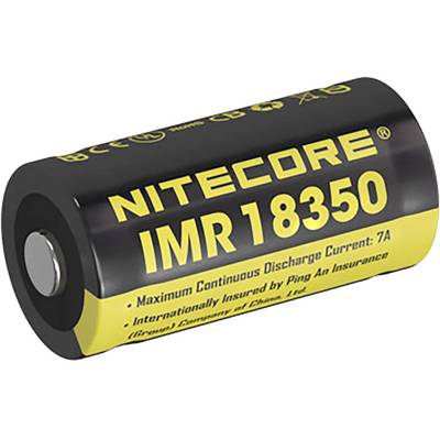 NiteCore IMR 18350 Speciális akku 18350 Lítiumion 3.7 V 700 mAh NiteCore IMR 18350 Speciális akku 18350 Lítiumion 3.7 V 700 mAh