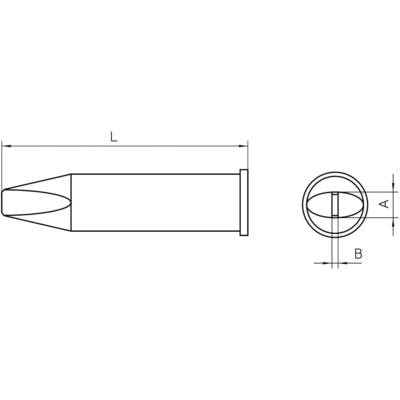 Weller XHT-D WP 200 pákához kétoldalt csapott, véső formájú pákahegy, forrasztóhegy 5 mm Weller XHT-D WP 200 pákához kétoldalt csapott, véső formájú pákahegy, forrasztóhegy 5 mm