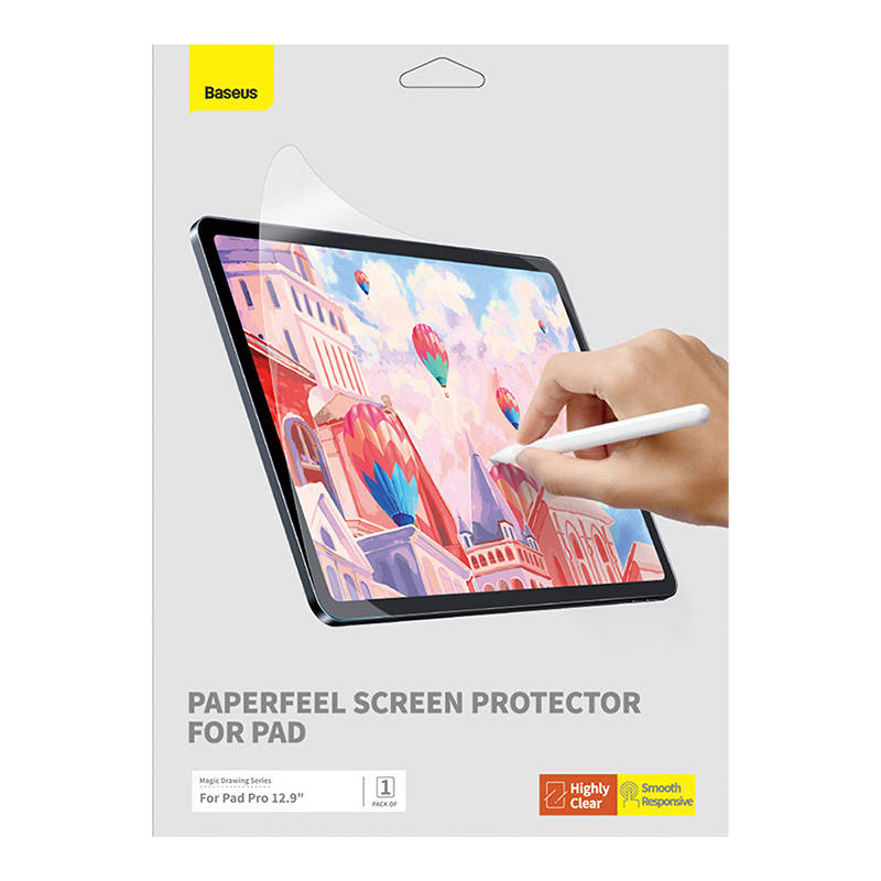 Baseus Paperfeel film For Pad Pro (2018/2020/2021/2022) 12.9″, Clear Baseus Paperfeel film For Pad Pro (2018/2020/2021/2022) 12.9″, Clear