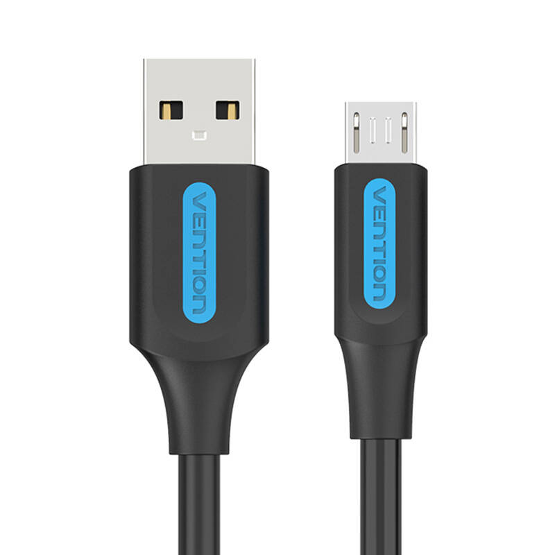 USB 2.0 A to Micro-B 3A cable 2m Vention COLBH black USB 2.0 A to Micro-B 3A cable 2m Vention COLBH black
