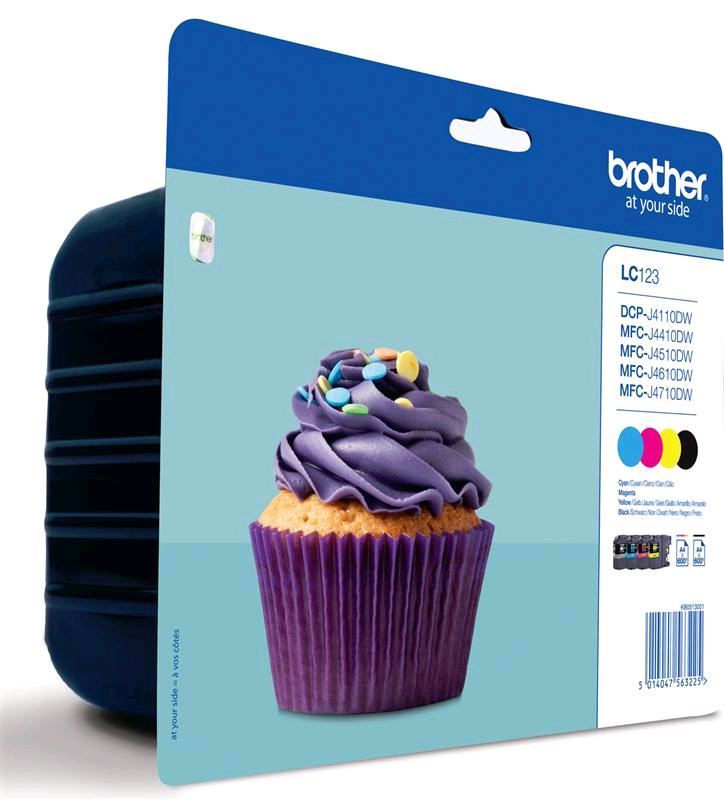 Brother LC123VALBP CMYK multipack tintapatron Brother LC123VALBP CMYK multipack tintapatron