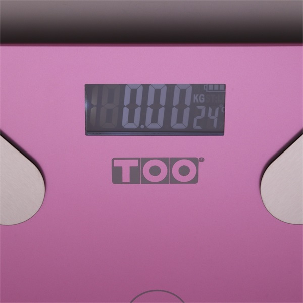 TOO BFSC-222-P-BT bluetooth-os okos személymérleg rózsaszín TOO BFSC-222-P-BT bluetooth-os okos személymérleg rózsaszín