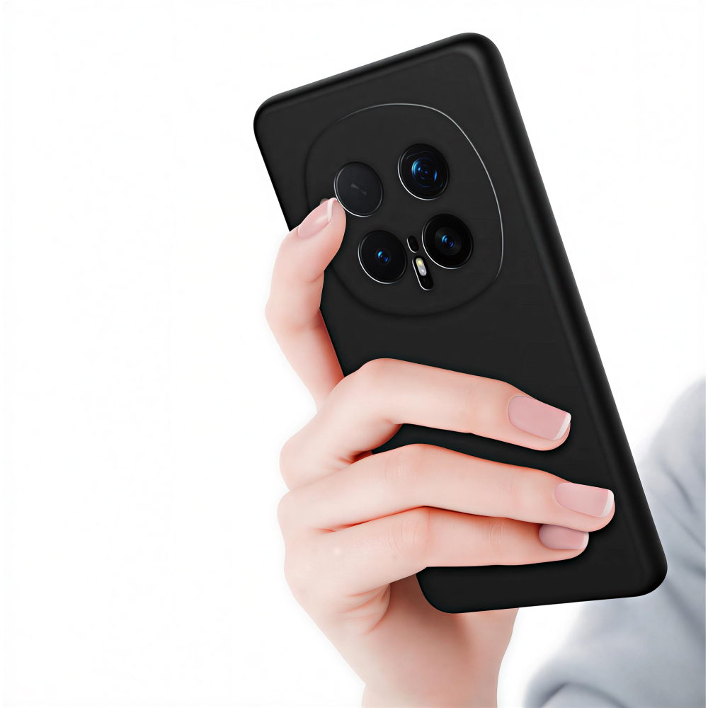 Honor Magic 8 Pro 5G prémium szilikon tok, Fekete
