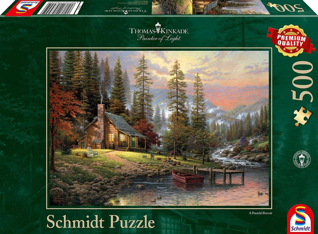 Schmidt Békés visszavonulás kirakós (Thomas Kinkade) 500 db (58455) Schmidt Békés visszavonulás kirakós (Thomas Kinkade) 500 db (58455)