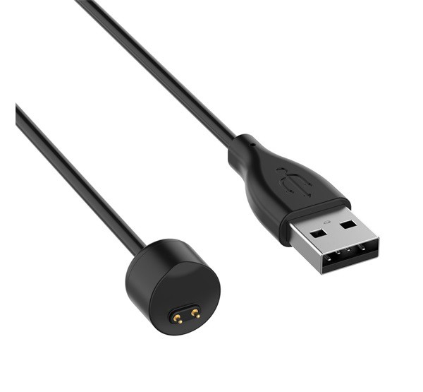 Töltőkábel USB (mágneses, 50cm) FEKETE