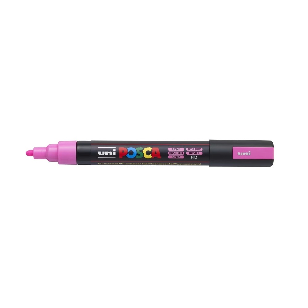 Uni Dekormarker 1,8-2,5mm, -Posca PC-5MR fluor rózsaszín (2UPC5MFR)