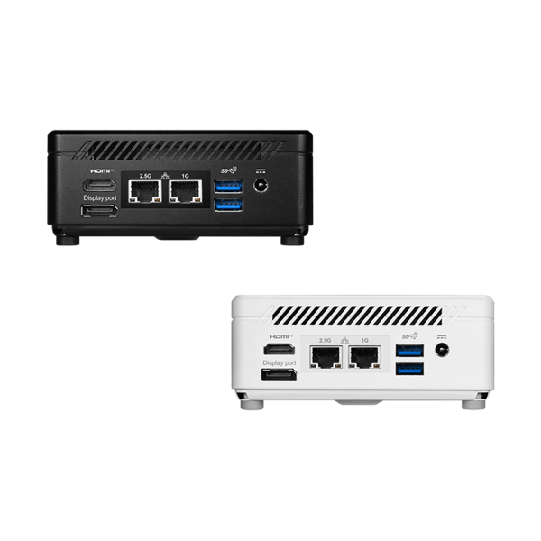 MSI Business DT Cubi 5 12M-002BEU, i5-1235U, Iris XE, M.2 NVME, 2,5" SATA, 4xUSB, Thunderbolt 4, HDMI, DP, 2xRJ45, Black