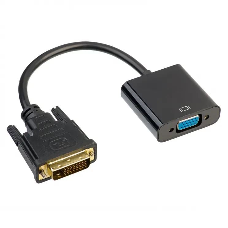 Akyga DVI-D 24+1 Dual Link apa -> VGA anya adapter (AK-AD-50) Akyga DVI-D 24+1 Dual Link apa -> VGA anya adapter (AK-AD-50)