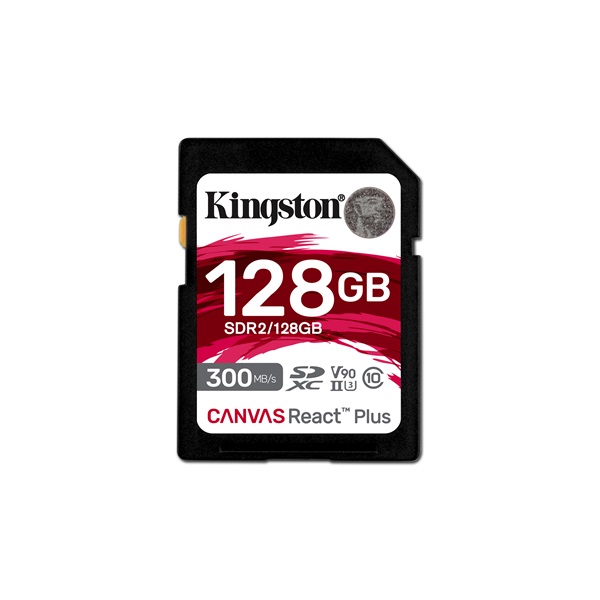 128GB SDXC Kingston Canvas React Plus CL10 UHS-II U3 V90 memóriakártya (SDR2/128GB) 128GB SDXC Kingston Canvas React Plus CL10 UHS-II U3 V90 memóriakártya (SDR2/128GB)