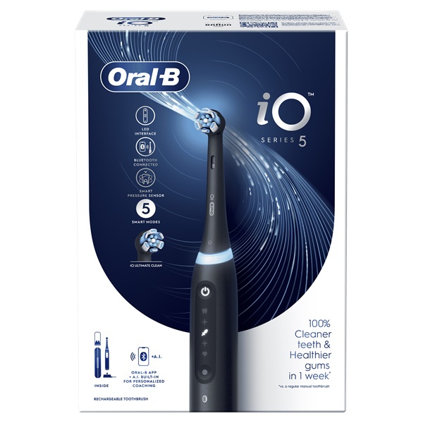 Braun Oral-B iO5 elektromos fogkefe fekete (10PO010378)