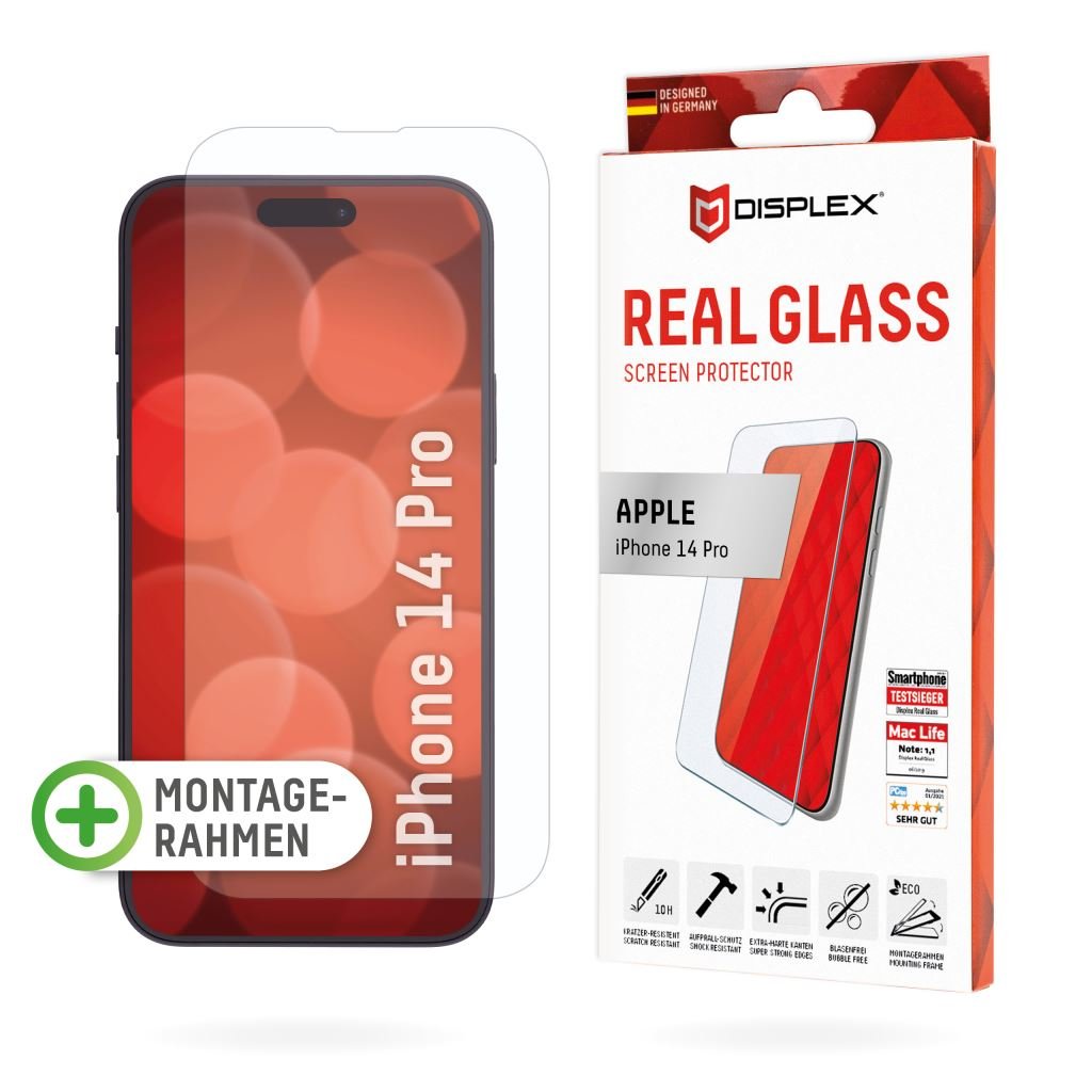 Displex 2D iPhone 14 Pro edzett üveg kijelzővédő (1699)