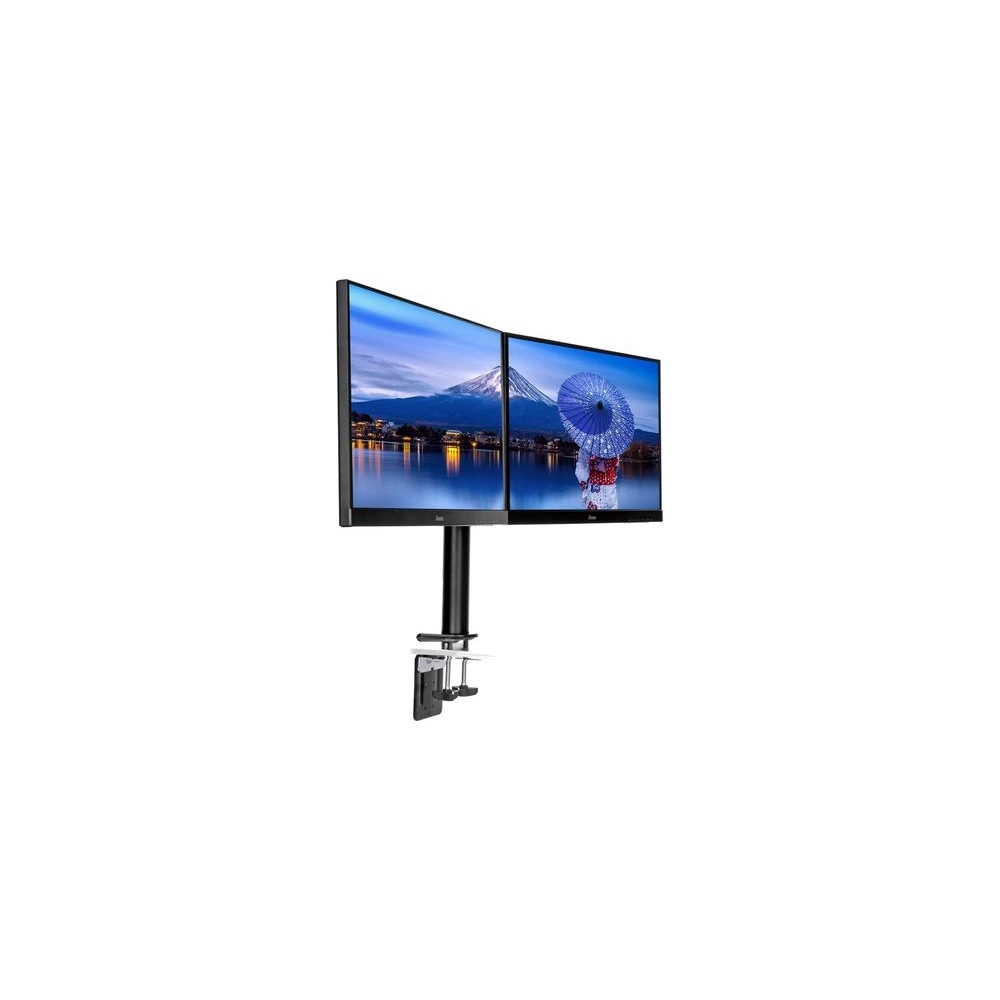iiyama DS1002C-B1 10"-30" Egyszerű és funkcionális dupla asztali kar Fekete