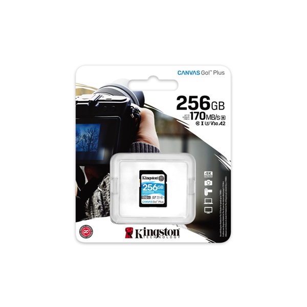 256GB SDXC Kingston Canvas Go! Plus UHS-I U3 V30 (SDG3/256GB) 256GB SDXC Kingston Canvas Go! Plus UHS-I U3 V30 (SDG3/256GB)