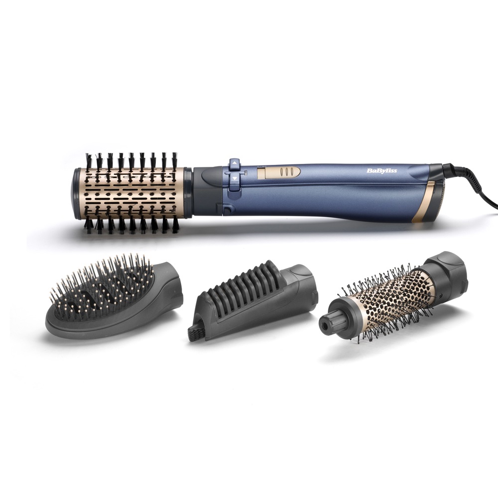 BaByliss AS965E Style Pro forgókefés hajformázó 1000W 4 kiegészítővel Kék