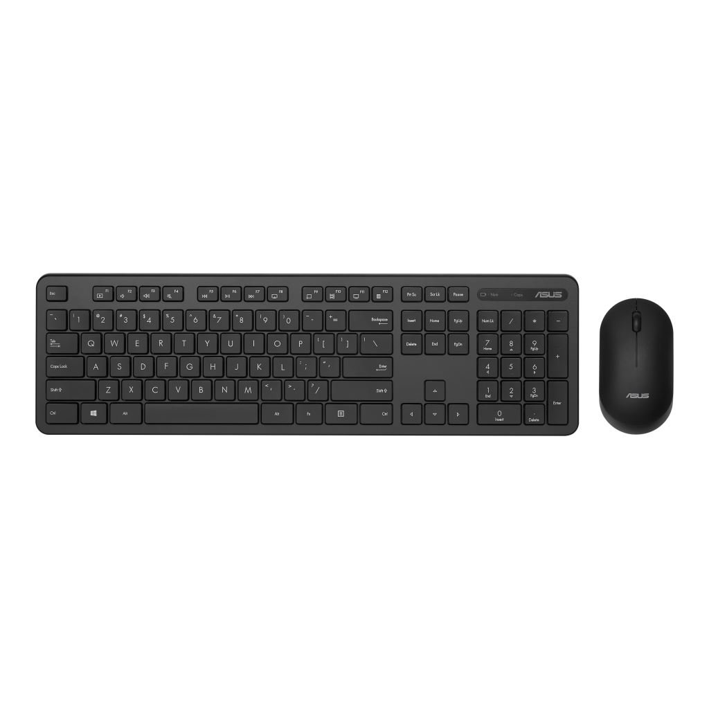 ASUS CW100 vezeték nélküli billentyűzet és egér fekete ASUS CW100 vezeték nélküli billentyűzet és egér fekete