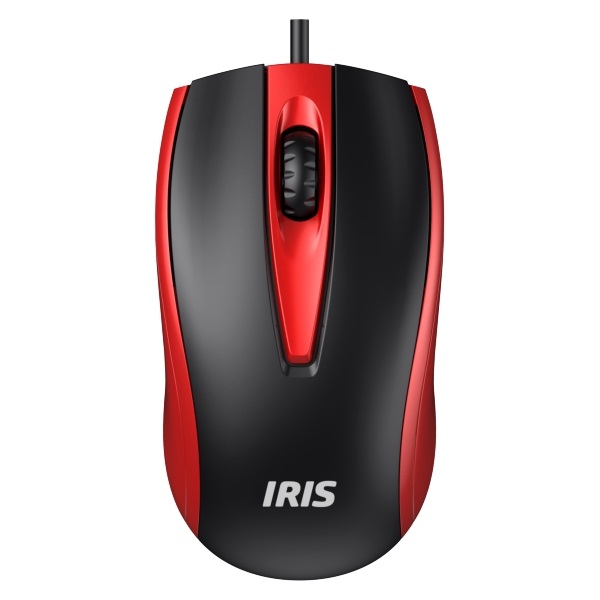 IRIS E-17 egér fekete-piros IRIS E-17 egér fekete-piros