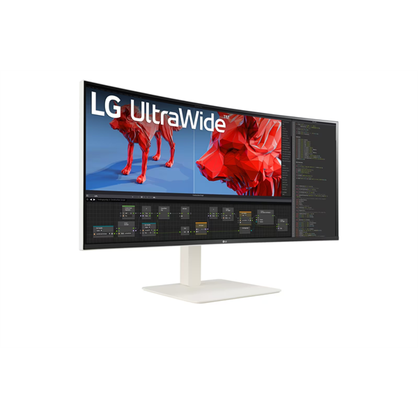 LG Ívelt IPS monitor 37.5" 38WR85QC-W 3840x1600 
