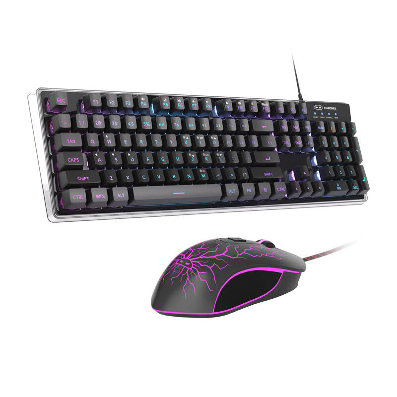 MageGee K1 wired Billentyűzet + egér Fekete