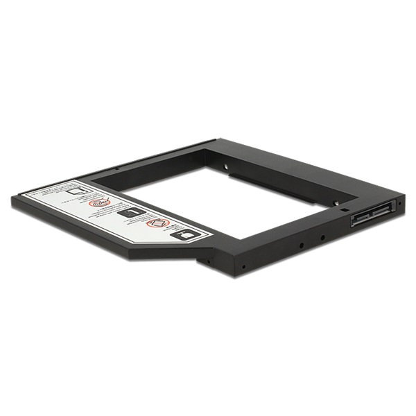 Delock 62669 beépítő keret laptophoz fekete Delock 62669 beépítő keret laptophoz fekete
