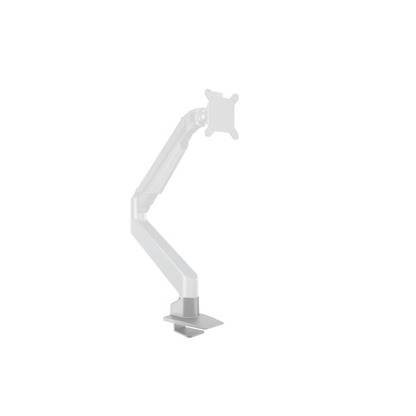 MULTIBRACKETS Gas Lift Single Desk Clamp Silver