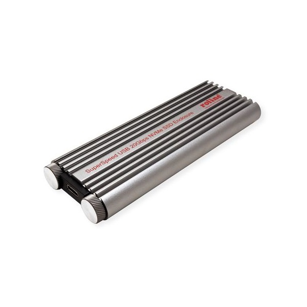 Roline SSD ház, M.2, USB-C 3.2 Gen 2, alumínium, hűtőbordás ház (16.01.4147-10) Roline SSD ház, M.2, USB-C 3.2 Gen 2, alumínium, hűtőbordás ház (16.01.4147-10)