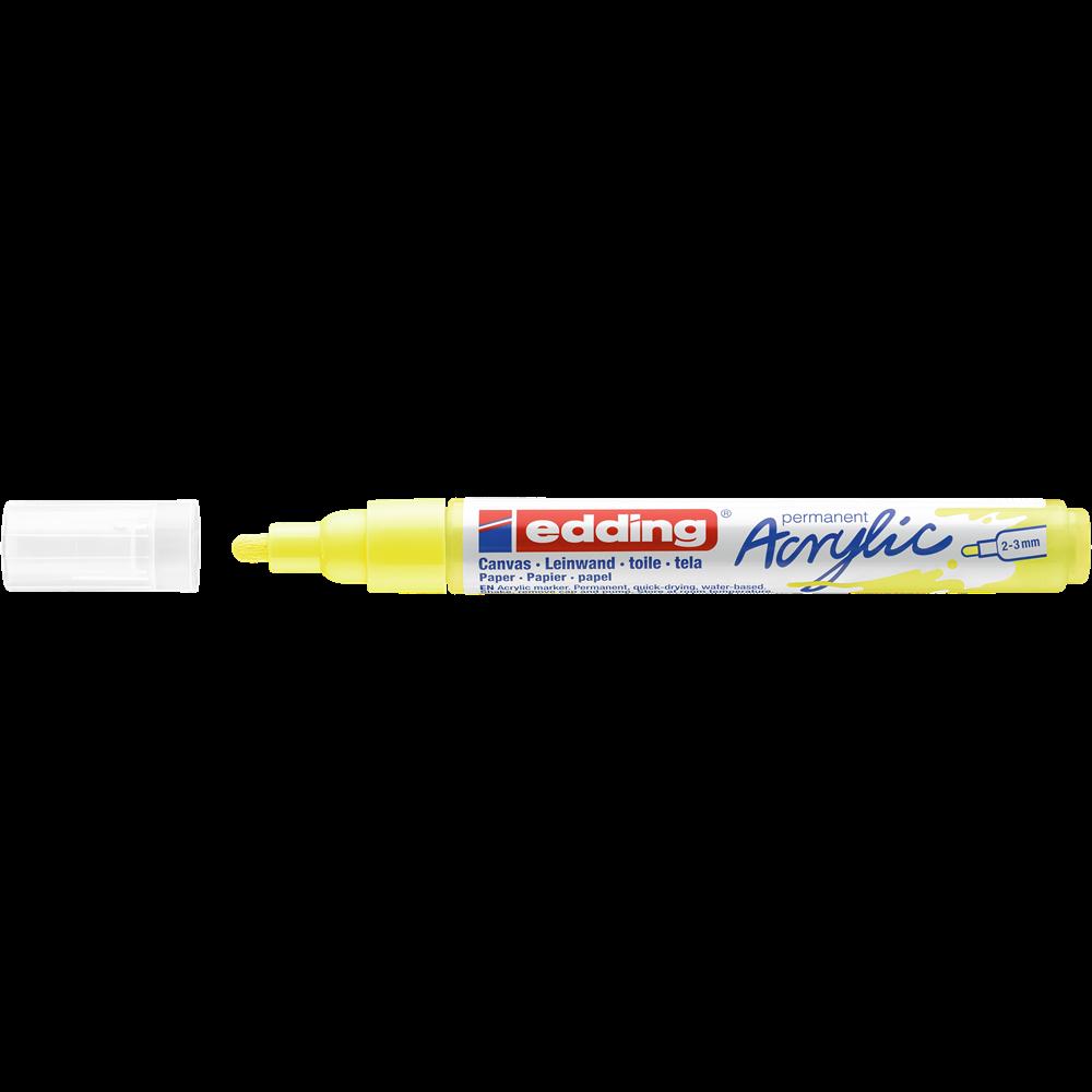 Edding 5100 Akril marker 2-3mm, neon citromsárga (7580245000)