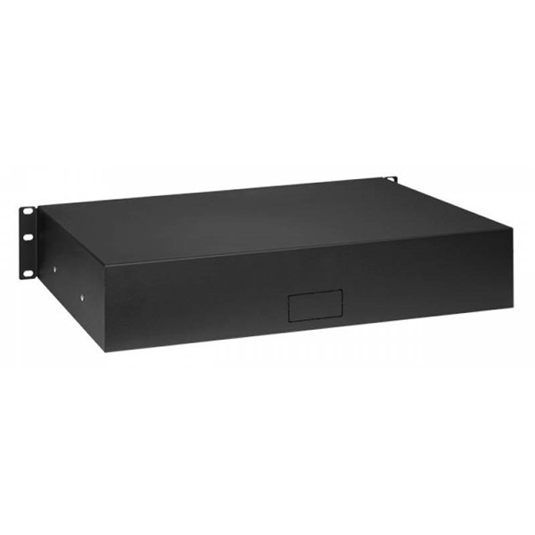 Stalflex rack szekrény fiók 2U 19" fekete (RD19-2U-B)