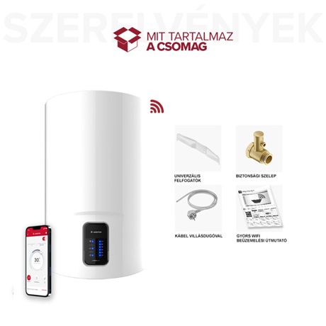 Ariston LYDOS WIFI 50 V 1,8K EU FORRÓVÍZTÁROLÓ