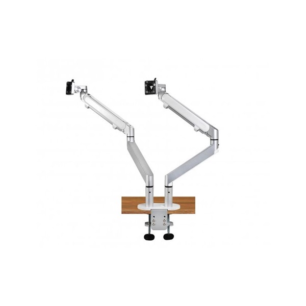 Spire CG-UGOZ-2S "-27" VESA 100x100 Dual asztali monitor tartó konzol Spire CG-UGOZ-2S "-27" VESA 100x100 Dual asztali monitor tartó konzol