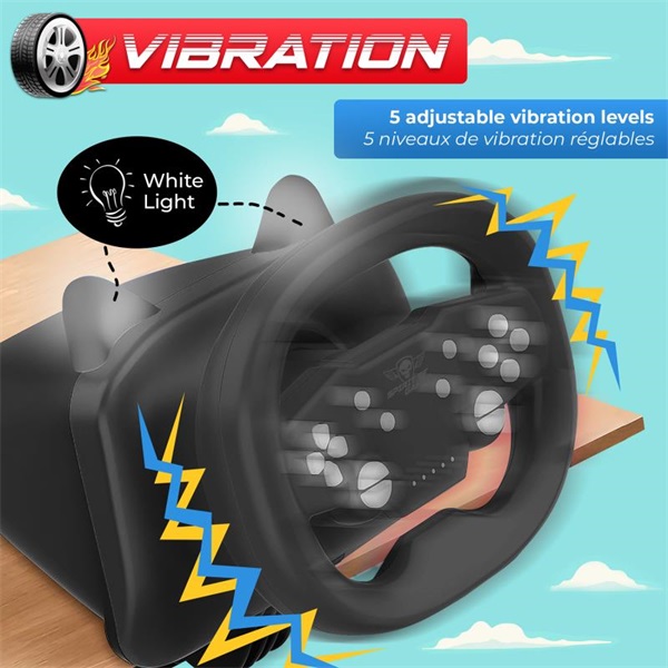 Spirit of Gamer Kormány  RACE WHEEL PRO AIR  Fekete 