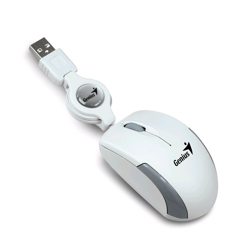 Genius Micro Traveler optikai egér fehér USB (31010100104) Genius Micro Traveler optikai egér fehér USB (31010100104)