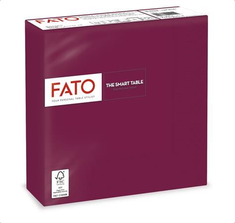 Fato Smart Table szalvéta 33x33cm (50 db/csomag) bordó (82621800)