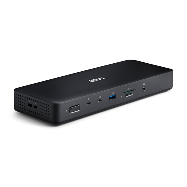 Club 3D CSV-1583 140W  2xThunderbolt 4 3xDP  2xHDMI, USB-C, 3xUSB-A, SD, TF, RJ45, 3,5 Jack, DC Notebook Dokkoló