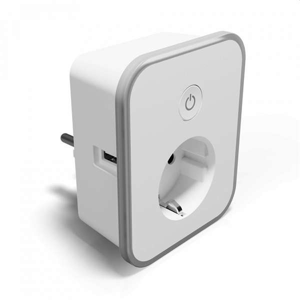 Tesla Smart konnektor 2 USB kimenettel (TSL-SPL-1-2USB)