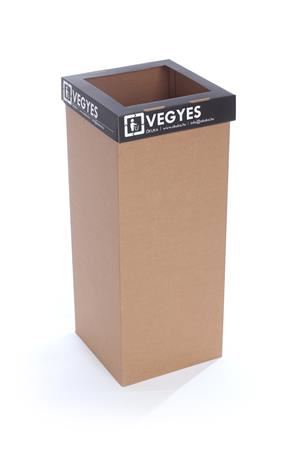Recobin URE004 Slim újrahasznosított szelektív hulladékgyűjtő 60l fekete Recobin URE004 Slim újrahasznosított szelektív hulladékgyűjtő 60l fekete