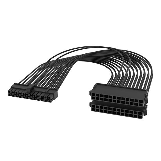 Akasa ATX 24P Male to Dual ATX 24P Female 2 Pack AK-CBPW25-KT02 Tápkábel Akasa ATX 24P Male to Dual ATX 24P Female 2 Pack AK-CBPW25-KT02 Tápkábel