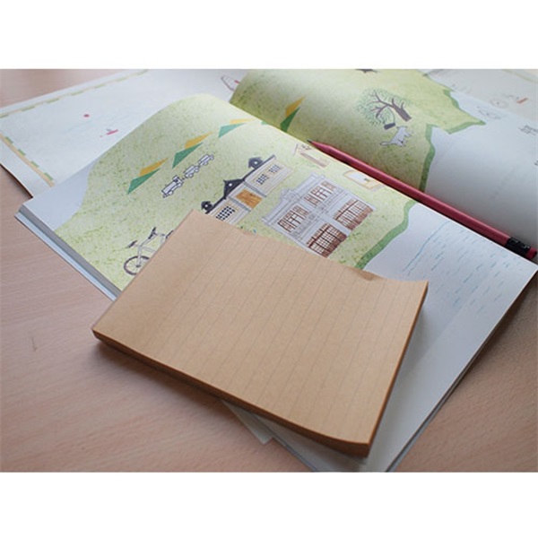 Stick`N KraftNotes 150x101mm 100lap vonalas öntapadó jegyzettömb Stick`N KraftNotes 150x101mm 100lap vonalas öntapadó jegyzettömb