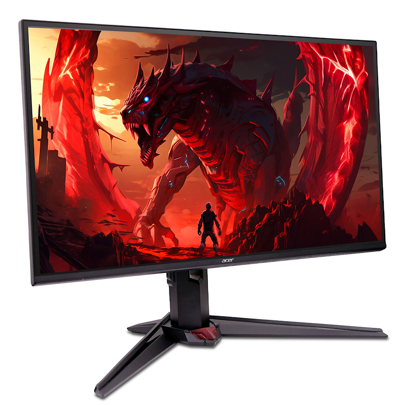 Acer 23.8" Nitro XV240YP6BIPR Monitor - 1920x1080, Full HD, LED, IPS, 144Hz, 1ms, Hangszóró, FreeSync, Pivot, Gamer, Fekete
