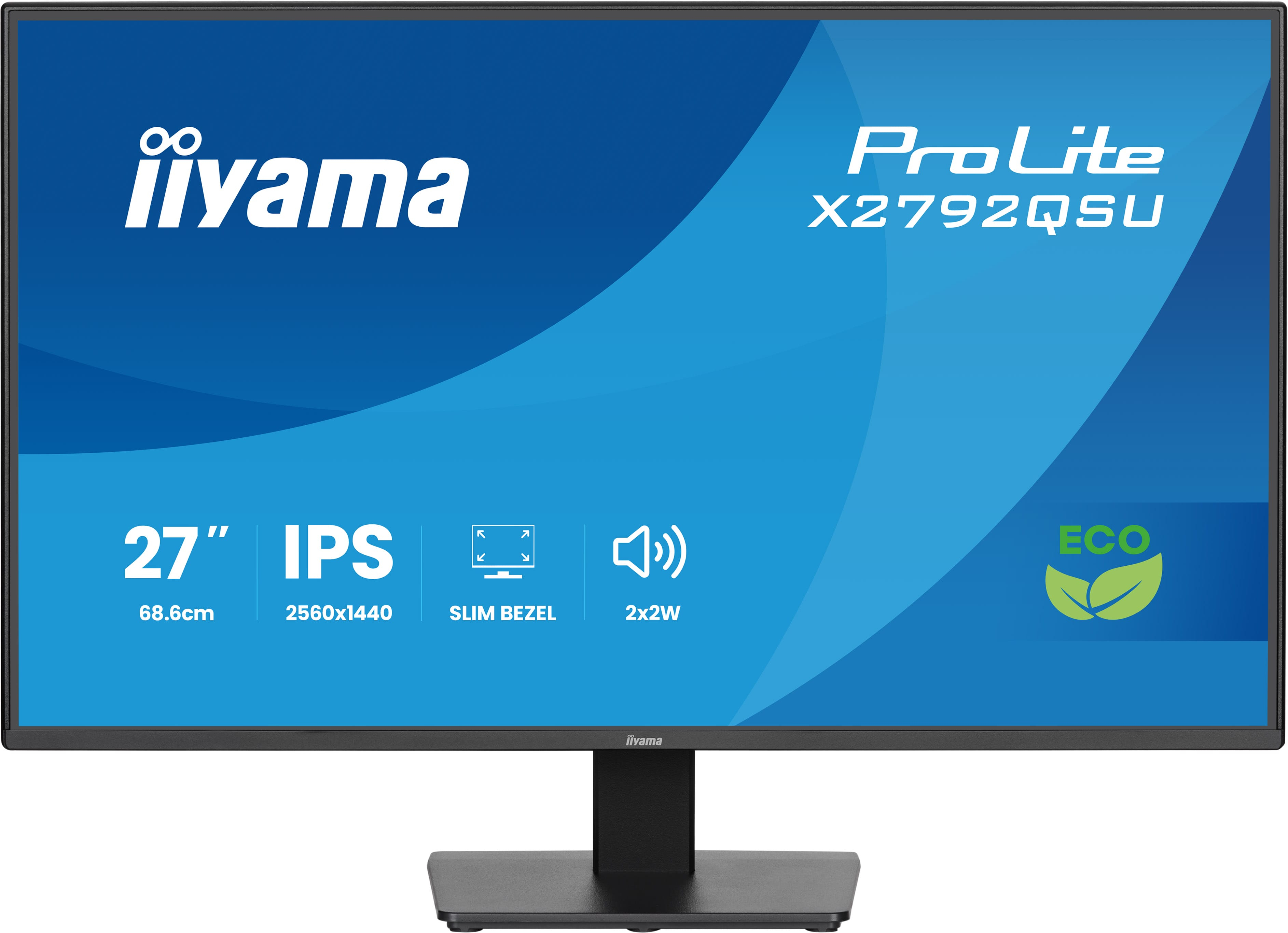 iiyama 27" ProLite X2792QSU-B1 IPS LED Monitor - 2560x1440, QHD, 120Hz, 3ms, Hangszóró, Fekete