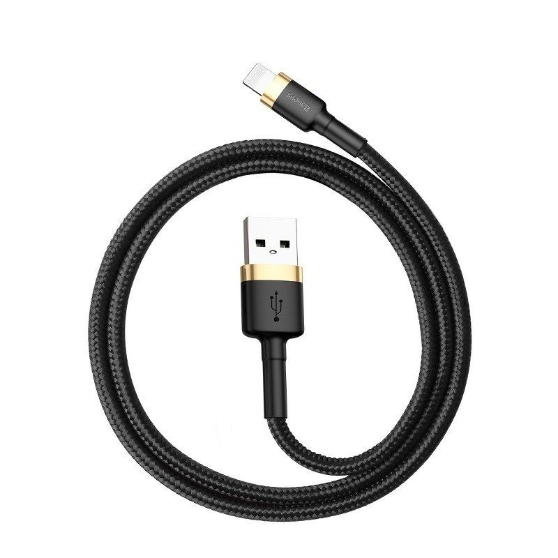Baseus Cafule USB - Lightning töltőkábel 1m fekete (CALKLF-BV1) Baseus Cafule USB - Lightning töltőkábel 1m fekete (CALKLF-BV1)