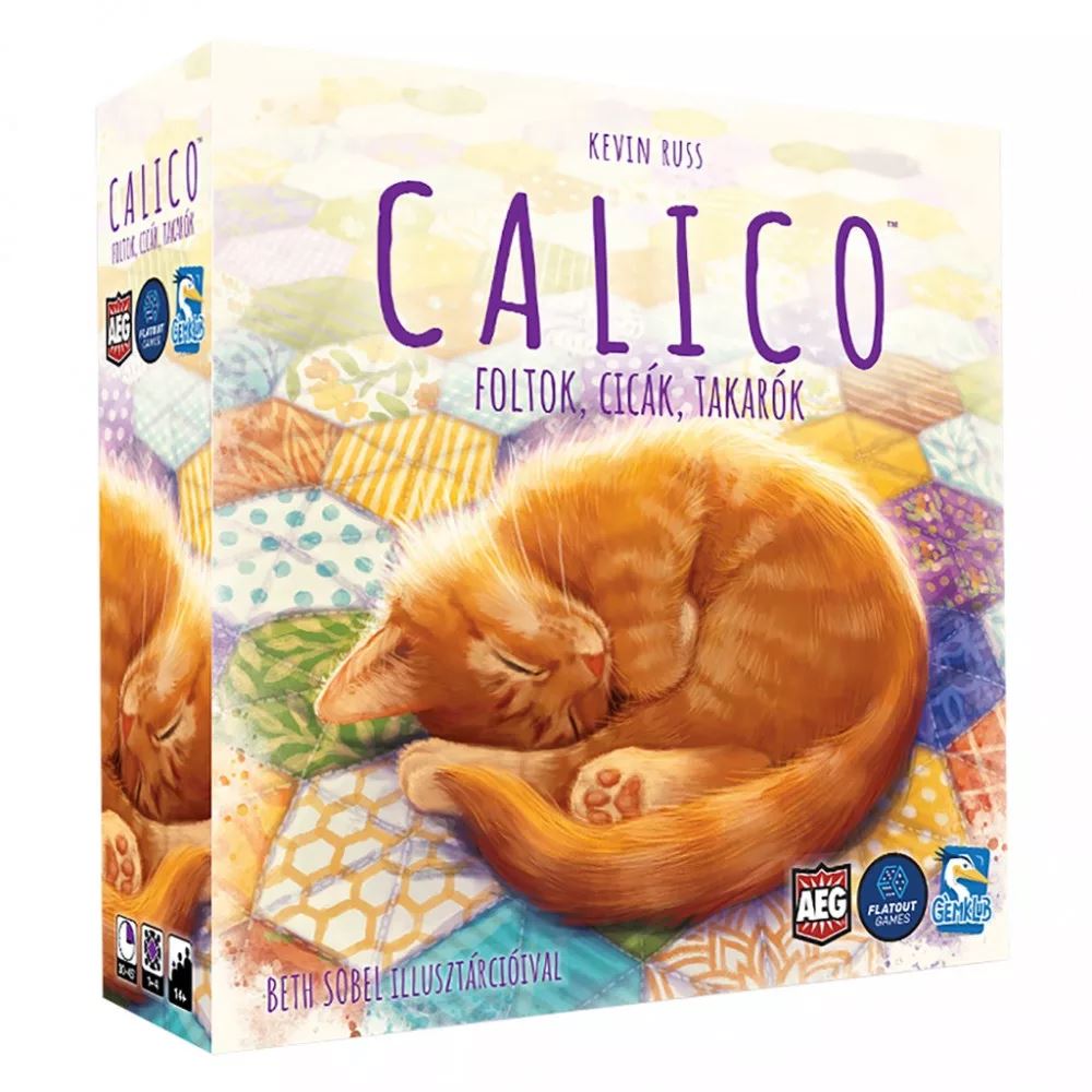 Gémklub Calico Foltok, cicák, takarók társasjáték(19649-182) Gémklub Calico Foltok, cicák, takarók társasjáték(19649-182)