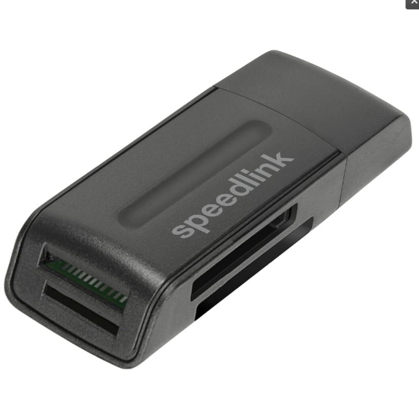 Speedlink SL-150003-BK Snappy kártyaolvasó USB 2.0 fekete  