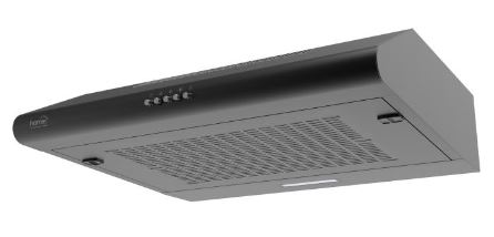 HOME  KPE 6020B TORNADO  200 m3/h  38 W 60 cm  konyhai páraelszívó fekete 