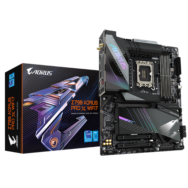 GIGABYTE S1700 Z790 AORUS PRO X WIFI7 INTEL Z790 ATX Alaplap GIGABYTE S1700 Z790 AORUS PRO X WIFI7 INTEL Z790 ATX Alaplap