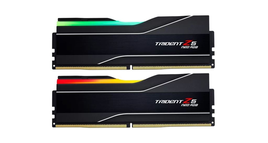 32GB 5600MHz DDR5 RAM G.Skill Trident Z5 Neo RGB CL28 (2x16GB) (F5-5600J2834F16GX2-TZ5NR)