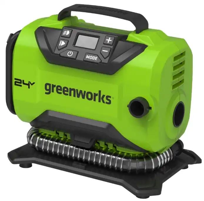 Greenworks G24IN akkumulátoros kompresszor akku és töltő nélkül (3400807-GW)