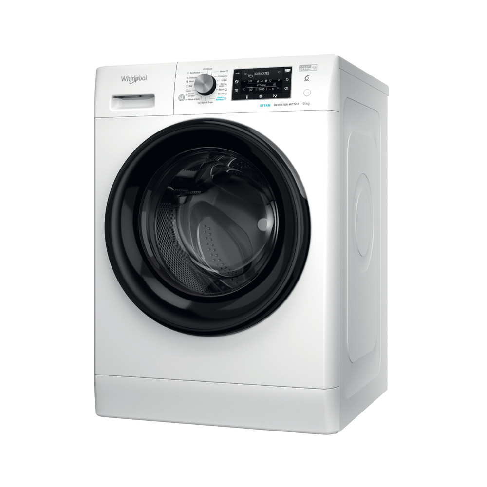 Whirlpool FFD 9489 BV EE Elöltöltős mosógép - 9 Kg, 1350 Fordulat/perc, A Energiaosztály, Gőz funkció