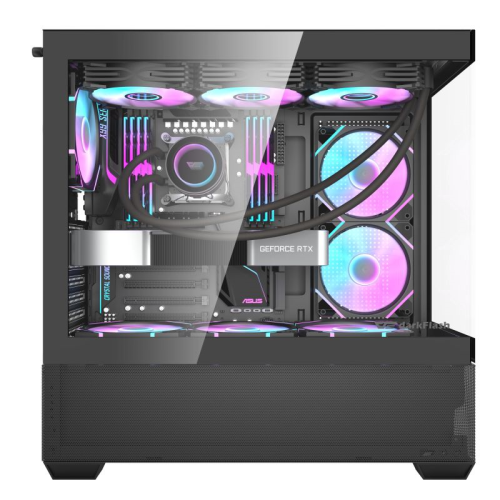 darkFlash DS900 AIR fekete számítógépház