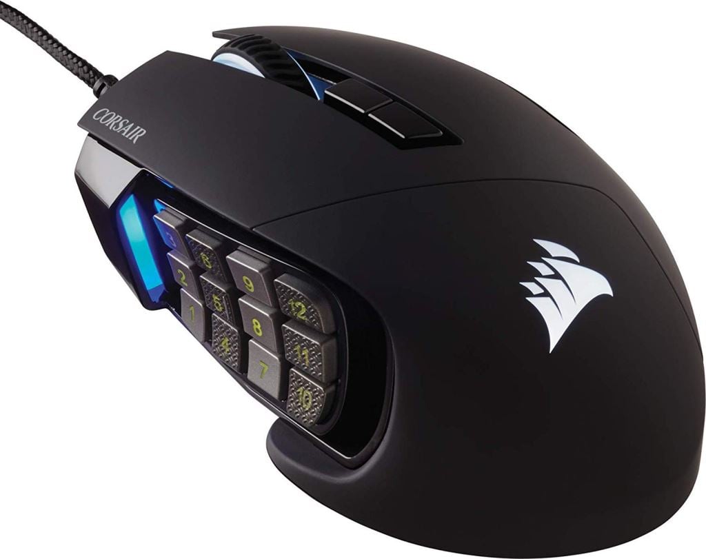 Corsair Scimitar RGB ELITE MOBA/MMO Gaming optikai egér fekete (CH-9304211-EU) Corsair Scimitar RGB ELITE MOBA/MMO Gaming optikai egér fekete (CH-9304211-EU)