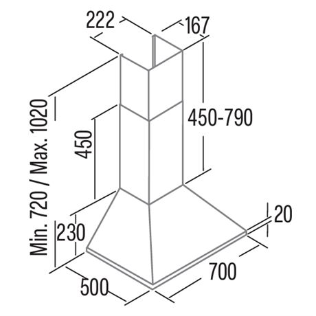 Cata OMEGA 700 X/M INOX PÁRAELSZÍVÓ